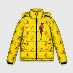 Куртка зимняя для мальчика Barry Allen, цвет: 3D-красный