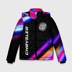 Куртка зимняя для мальчика Chrysler speed lights, цвет: 3D-черный