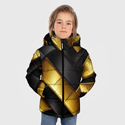 Куртка зимняя для мальчика Gold black luxury, цвет: 3D-красный — фото 2