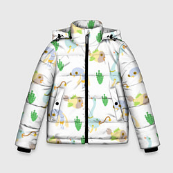 Куртка зимняя для мальчика Рыбоптицы, цвет: 3D-светло-серый