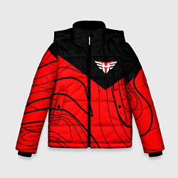 Куртка зимняя для мальчика Форма Heroic, цвет: 3D-красный