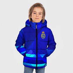 Куртка зимняя для мальчика Реал Мадрид фк эмблема, цвет: 3D-светло-серый — фото 2