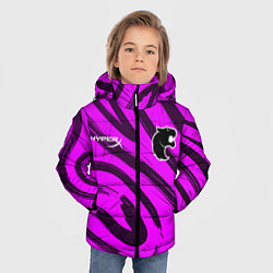 Куртка зимняя для мальчика Furia pink, цвет: 3D-черный — фото 2