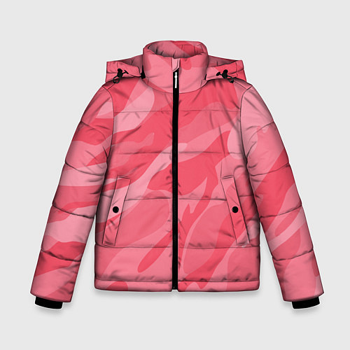 Зимняя куртка для мальчика Pink military / 3D-Светло-серый – фото 1