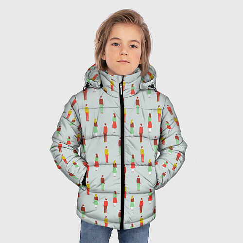 Зимняя куртка для мальчика People / 3D-Черный – фото 3
