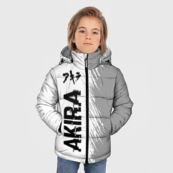 Куртка зимняя для мальчика Akira glitch на светлом фоне: по-вертикали, цвет: 3D-черный — фото 2