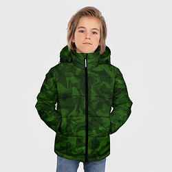 Куртка зимняя для мальчика Хаки камуфляж, цвет: 3D-красный — фото 2
