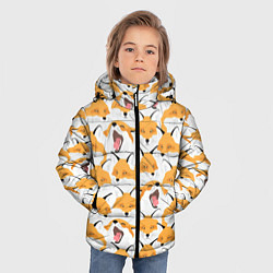 Куртка зимняя для мальчика Хитрые лисы, цвет: 3D-красный — фото 2