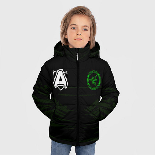Зимняя куртка для мальчика Alliance uniform / 3D-Черный – фото 3