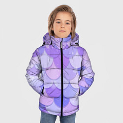 Куртка зимняя для мальчика Волшебная чешуя, цвет: 3D-черный — фото 2