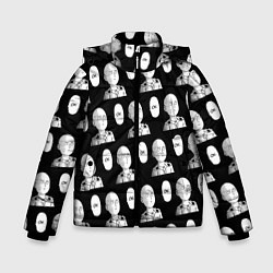 Куртка зимняя для мальчика Saitama - ok pattern, цвет: 3D-черный