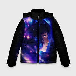 Зимняя куртка для мальчика Космическая женщина