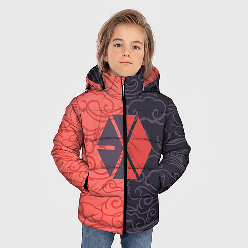 Зимняя куртка для мальчика EXO Clouds / 3D-Красный – фото 3
