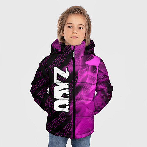 Зимняя куртка для мальчика DayZ pro gaming: по-вертикали / 3D-Черный – фото 3
