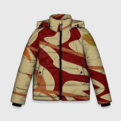 Куртка зимняя для мальчика Камуфляжные паттерн, цвет: 3D-черный
