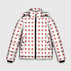 Зимняя куртка для мальчика Сердце эмодзи