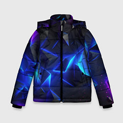 Зимняя куртка для мальчика Blue dark neon