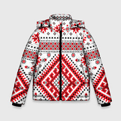 Зимняя куртка для мальчика Удмуртская роспись