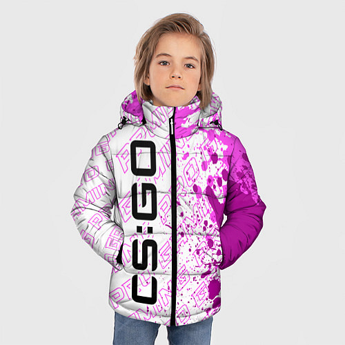 Зимняя куртка для мальчика Counter Strike pro gaming: по-вертикали / 3D-Черный – фото 3