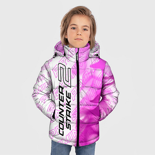 Зимняя куртка для мальчика Counter-Strike 2 pro gaming: по-вертикали / 3D-Черный – фото 3