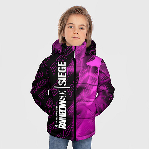 Зимняя куртка для мальчика Rainbow Six pro gaming: по-вертикали / 3D-Черный – фото 3