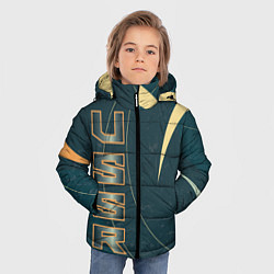 Куртка зимняя для мальчика СССР Космос, цвет: 3D-черный — фото 2