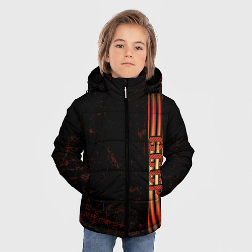 Зимняя куртка для мальчика СССР ретро / 3D-Светло-серый – фото 3