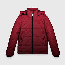 Куртка зимняя для мальчика Градиент цвета тёмный кабаре, цвет: 3D-светло-серый