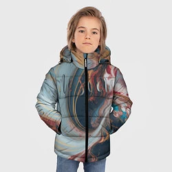 Куртка зимняя для мальчика Москва палитра, цвет: 3D-черный — фото 2