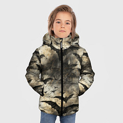 Куртка зимняя для мальчика Кошмарные мышки, цвет: 3D-светло-серый — фото 2