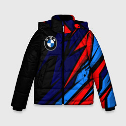 Куртка зимняя для мальчика BMW - m colors and black, цвет: 3D-красный
