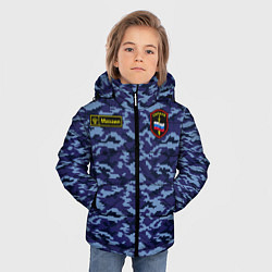 Куртка зимняя для мальчика Камуфляж охрана - Михаил, цвет: 3D-светло-серый — фото 2