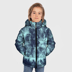 Куртка зимняя для мальчика Tie-Dye дизайн, цвет: 3D-черный — фото 2
