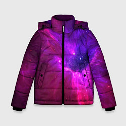 Зимняя куртка для мальчика Бескрайнее космическое пространство - галактика