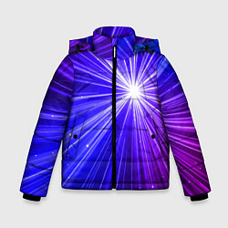 Зимняя куртка для мальчика Космическое свечение