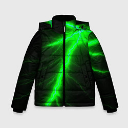 Зимняя куртка для мальчика Зеленый разряд молнии