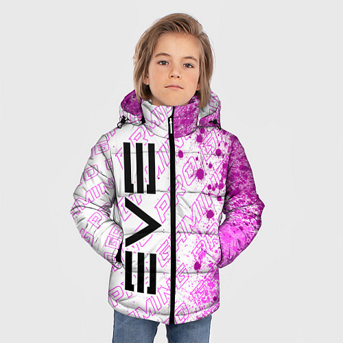 Зимняя куртка для мальчика EVE pro gaming: по-вертикали / 3D-Черный – фото 3