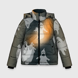 Куртка зимняя для мальчика Ахи страхи, цвет: 3D-светло-серый
