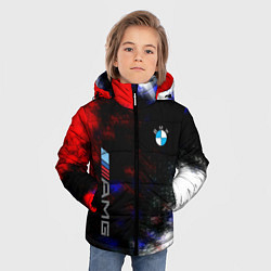 Куртка зимняя для мальчика Bmw true colors, цвет: 3D-черный — фото 2