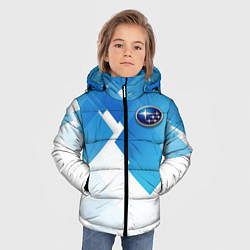 Куртка зимняя для мальчика Subaru art, цвет: 3D-светло-серый — фото 2