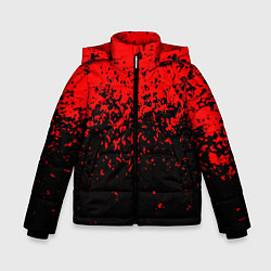 Зимняя куртка для мальчика Красно-чёрный переход