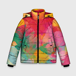 Зимняя куртка для мальчика Спектр акварели