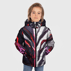 Куртка зимняя для мальчика Броня адская и райская красная, цвет: 3D-черный — фото 2