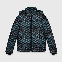 Зимняя куртка для мальчика Dragon scale pattern