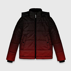 Зимняя куртка для мальчика Градиент от тёмного до тёмно красного