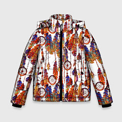 Зимняя куртка для мальчика Ловцы снов этническое искусство