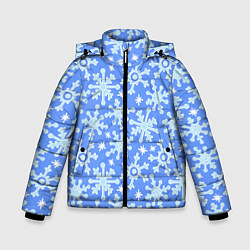 Зимняя куртка для мальчика Мультяшные снежинки