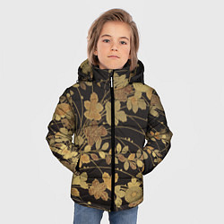 Куртка зимняя для мальчика Декоративное искусство, цвет: 3D-черный — фото 2