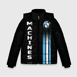 Куртка зимняя для мальчика BMW Premium, цвет: 3D-светло-серый