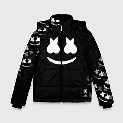 Куртка зимняя для мальчика Marshmello black collection, цвет: 3D-светло-серый